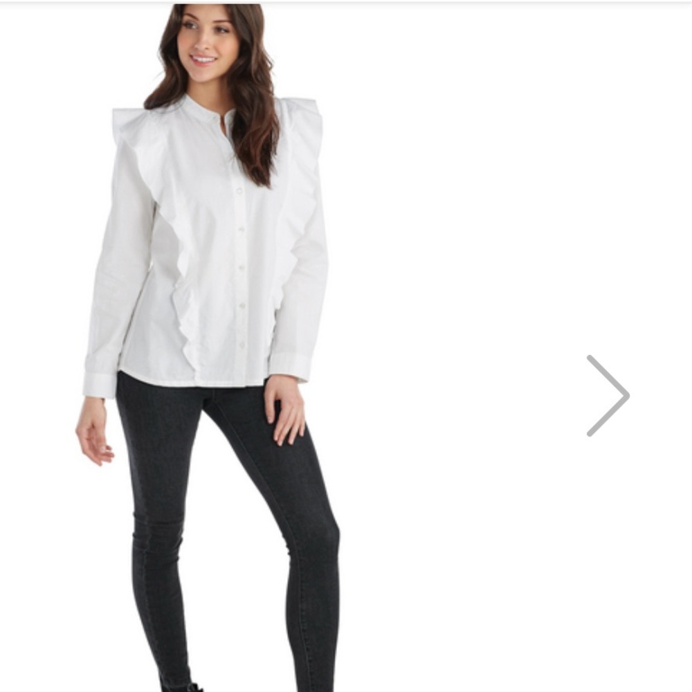 Mud Pie Adley Ruffle Top - NWT